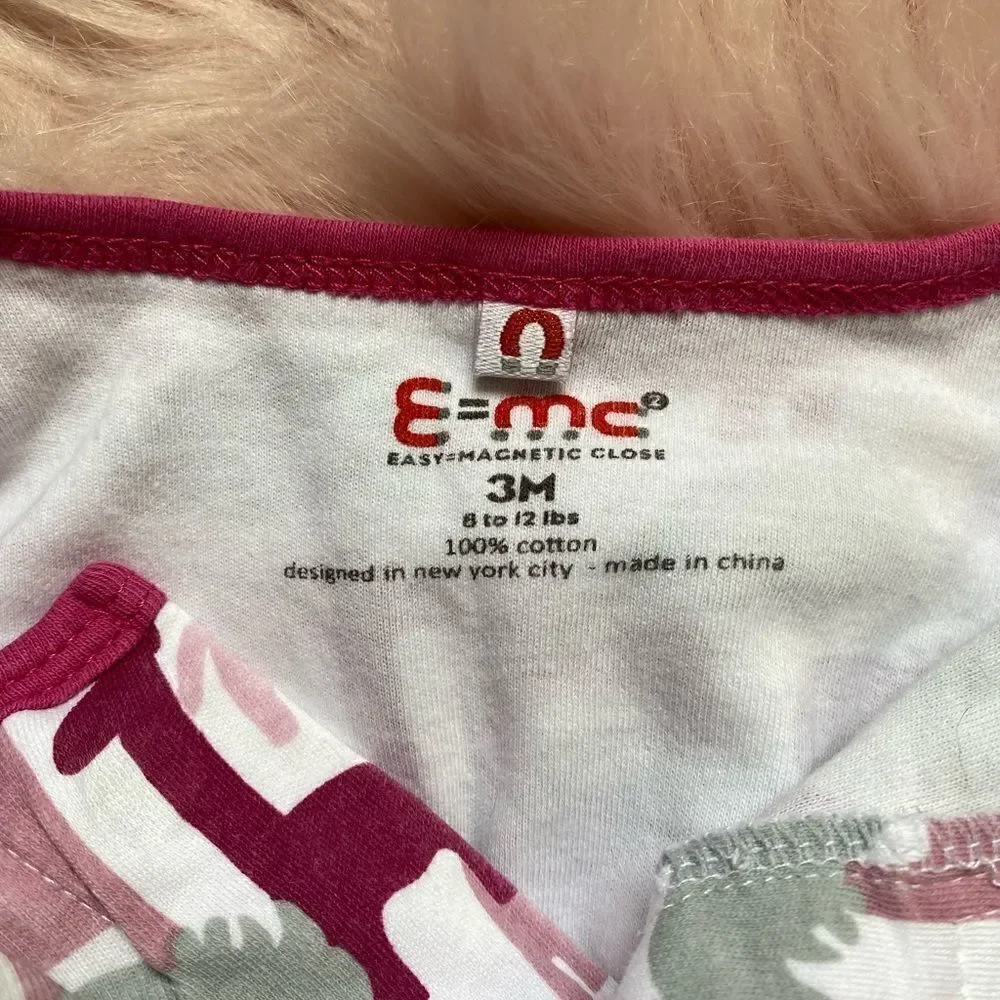 (4) Piece Bundle Carter’s and EMC 3 Month Baby Girl Clothes